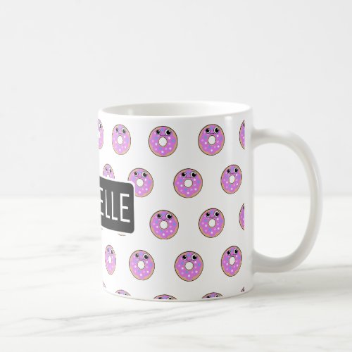 Cute Donuts Personalized Coffee Mug