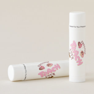 Cute Donuts Teacher Phone Case Lip Balm