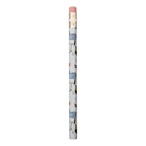 Cute Doodle Dog Pattern Pencil