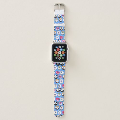 Cute Doodle Donuts Apple Watch Band