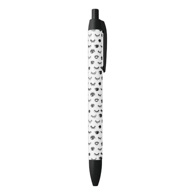 Cute Doodle Eyelash Pattern Pen (Bottom (Vertical))