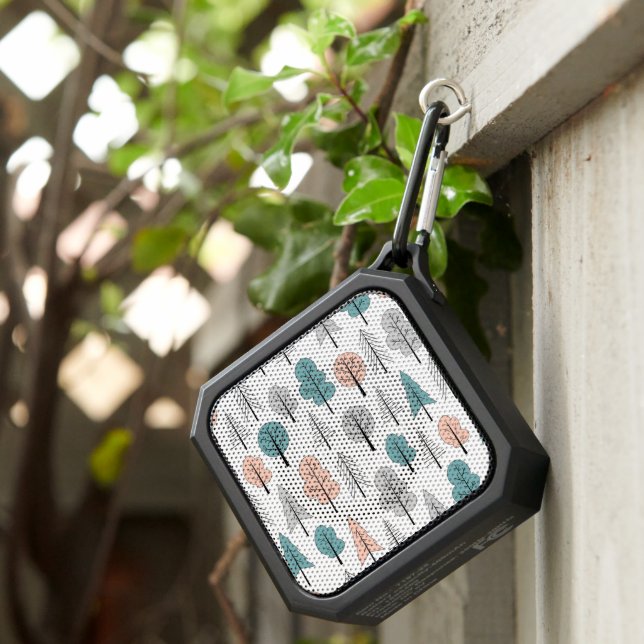 Cute Doodle Forest Pattern Bluetooth Speaker (Inisitu)
