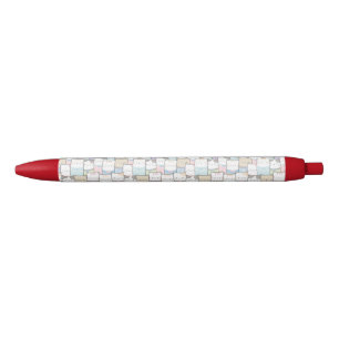 Cute Doodle Kitten Faces Pattern Pen
