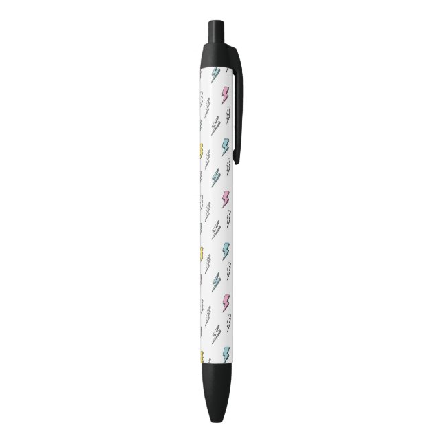 Cute Doodle Lightning Bolt Pattern Pen (Bottom (Vertical))