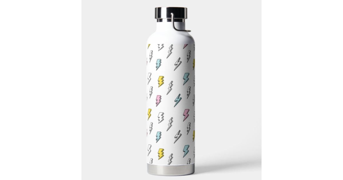 Cow Print Personalised Water Bottles / Personalised Reusable Kids Bottle /  Cow Print / Reusable / Pretty Water Bottle / Coral / Grey / Name 