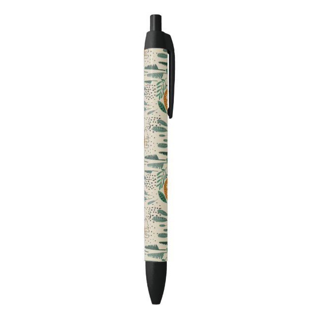 Cute Doodle Lion Jungle Rainforest Pattern Pen (Bottom (Vertical))