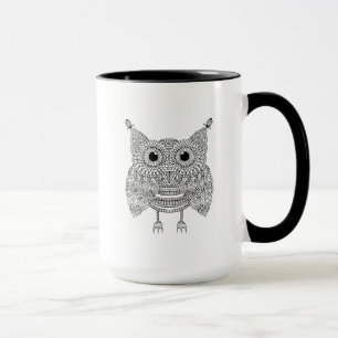 Cute Doodle Owl Mug