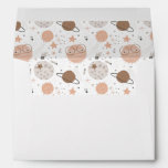 Cute Doodle Planet Pattern Envelope