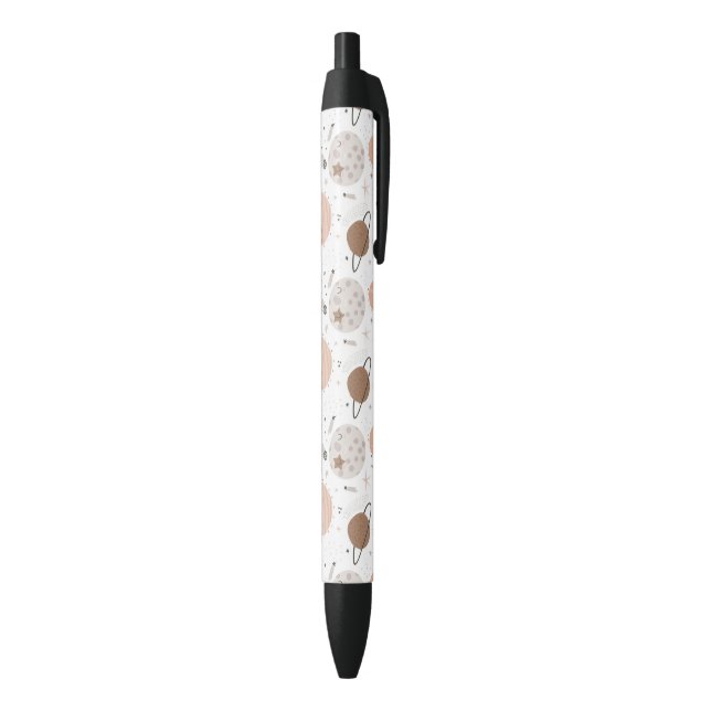 Cute Doodle Planet Pattern Pen (Bottom (Vertical))