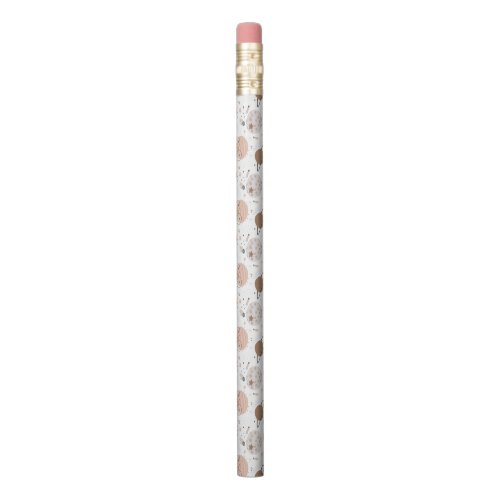 Cute Doodle Planet Pattern Pencil