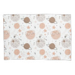 Cute Doodle Planet Pattern Pillow Case