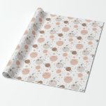 Cute Doodle Planet Pattern Wrapping Paper