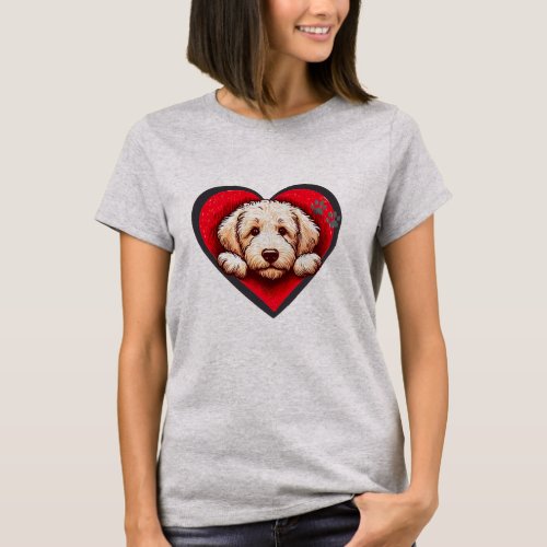 Cute DoodlePoodleCockapoo Dog T_shirt