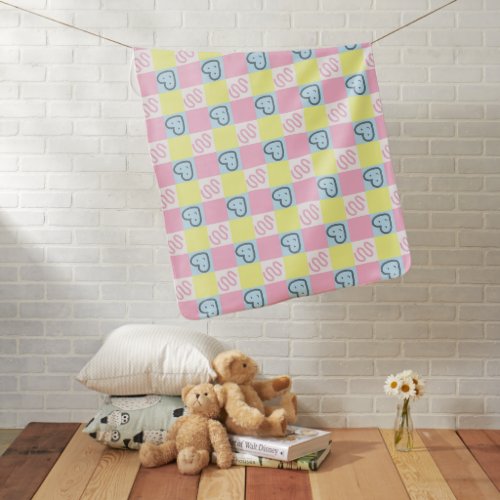 Cute Doodle Seamless Pattern baby blanket