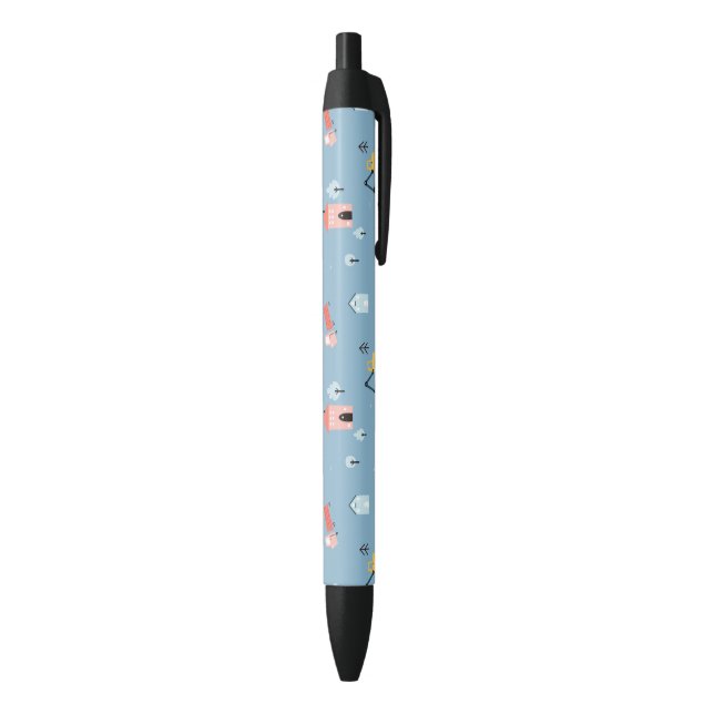 Cute Doodle Town Scene Pattern Pen (Bottom (Vertical))