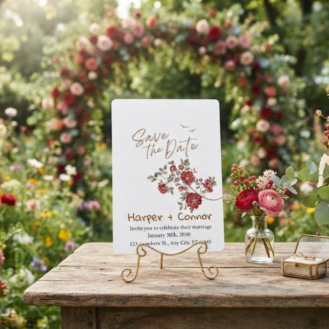 Cute Doodle Wedding Save the Date Invitation (Creator Uploaded)