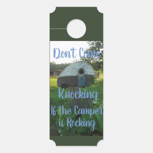 Cute Door Hanger for Campers