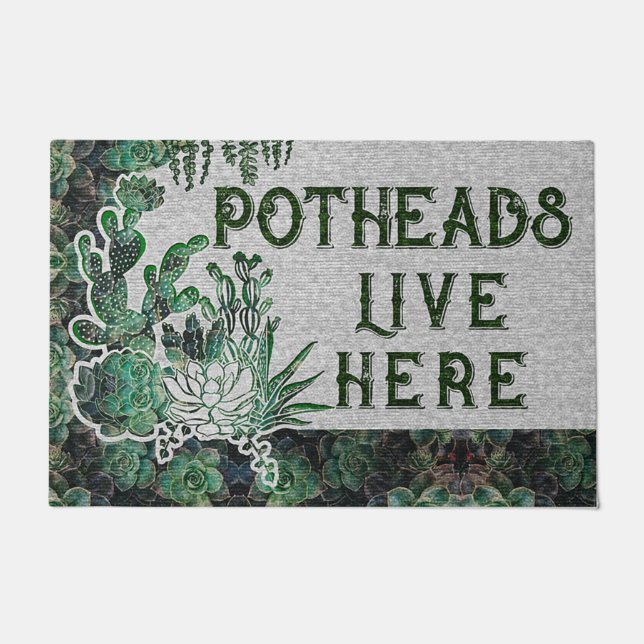 ,Cute Doormat,Housewarming Gift,Plant Lover,Plant Doormat (Front)