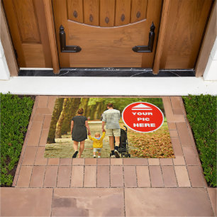 Cute! Doormat - Personalized - 24" x 36"