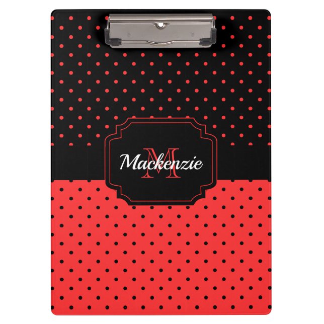 Cute Dots Clipboard (Front)