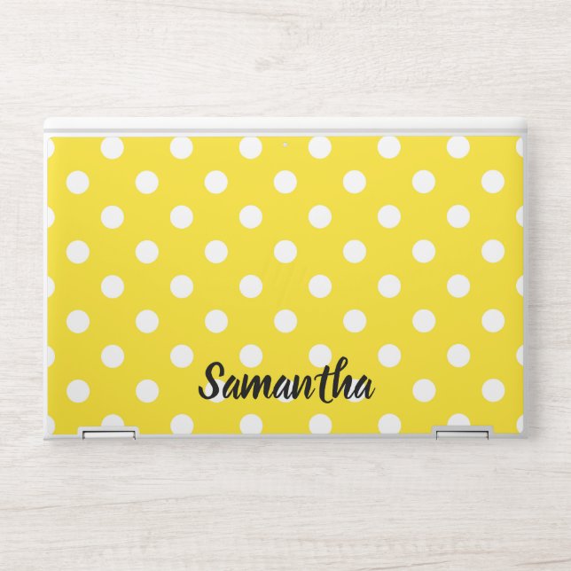 Cute Dots Pattern HP Laptop Skin (Front)