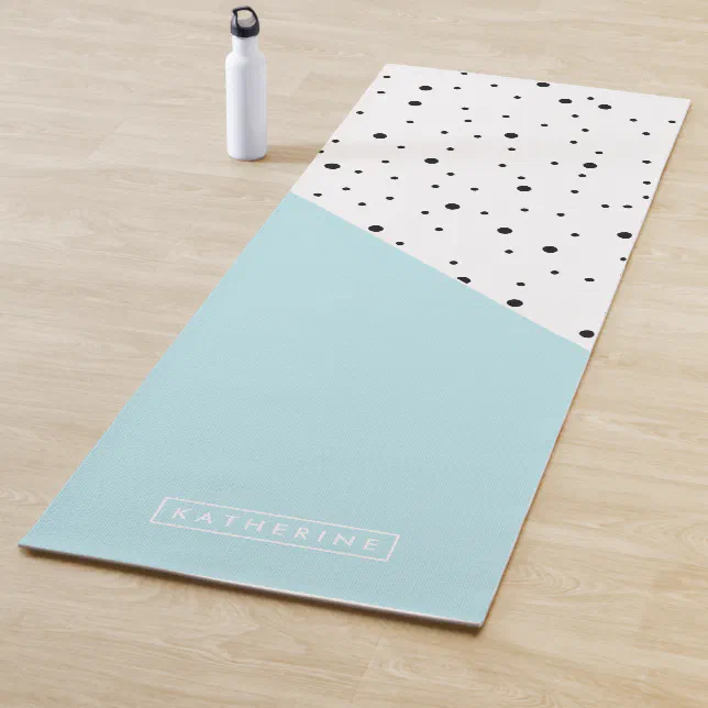 Cute Dots Pattern Yoga Mat | Zazzle