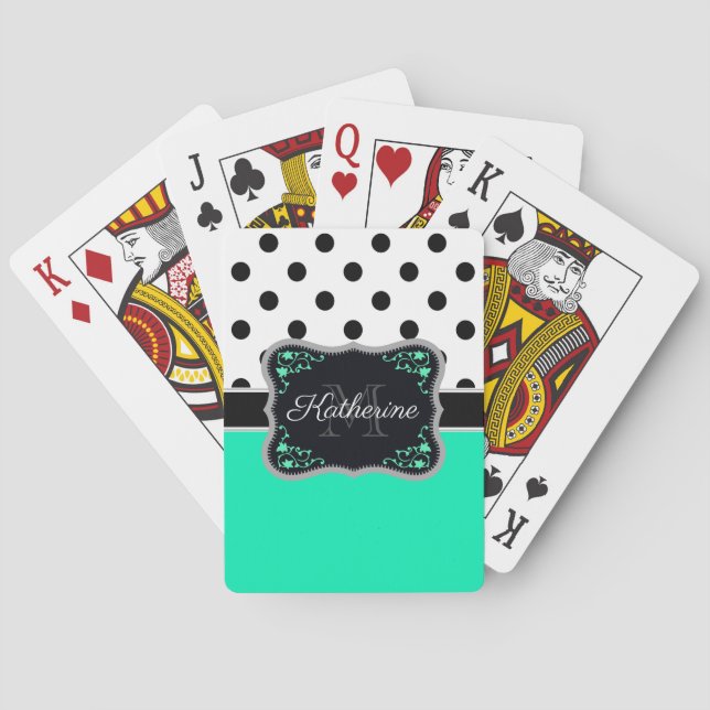 Cute Dots Poker Cards (Back)