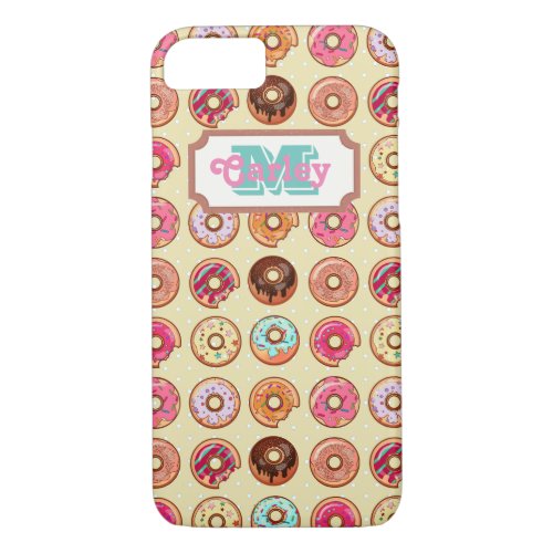 Cute Doughnut Pattern iPhone 87 Case