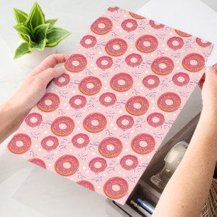 Cute doughnut tiled pattern envelope mailers