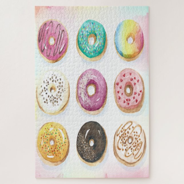 Cute Doughnuts Jigsaw Puzzle (Vertical)