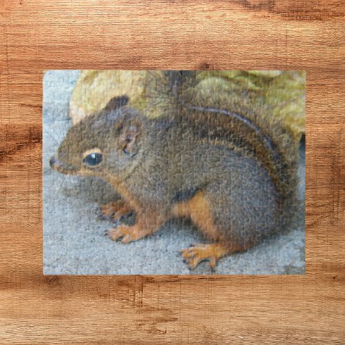 Cute Douglas Squirrel Nature Jigsaw Puzzle