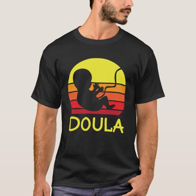 Cute Doula Baby Birth Midwife OB Birthing Support T-Shirt (Front)