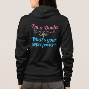 Cute Doula Superhero Hoodie