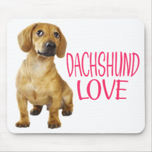 Cute Doxin Wiener Puppy Dog Lover Gift Dachshund Mouse Pad