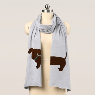 Cute Doxy Dog Scarf