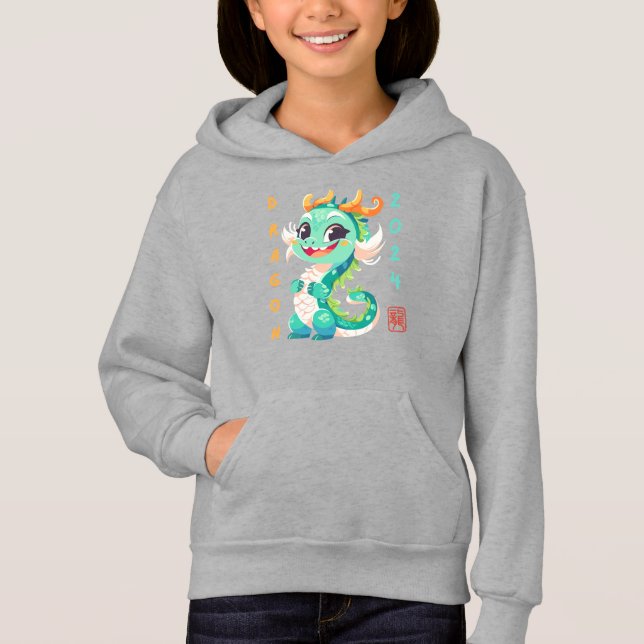 Cute Dragon 2024 Hoodie (Front)