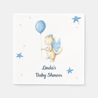 Cute Dragon Baby Shower Napkins
