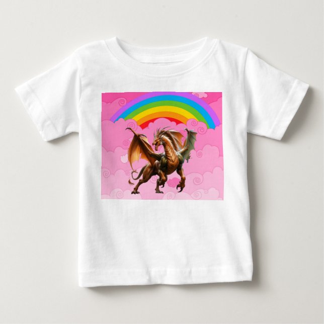 Cute Dragon Baby T-Shirt (Front)