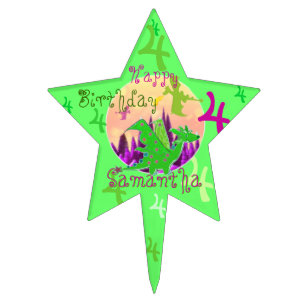 Cute Dragon Cake Topper