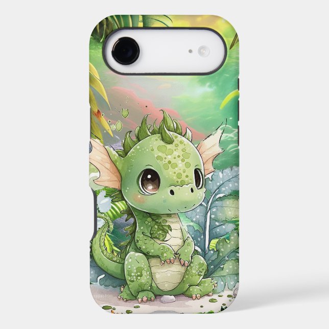 cute dragon fantasy lovers Case-Mate iPhone case (Back)