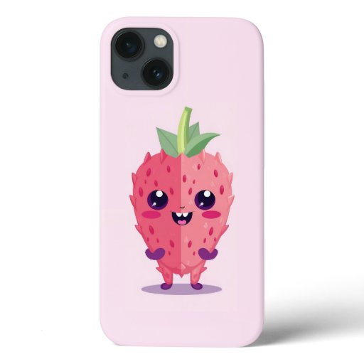 Cute Dragon Fruit with a Smile - iPhone 13 Case