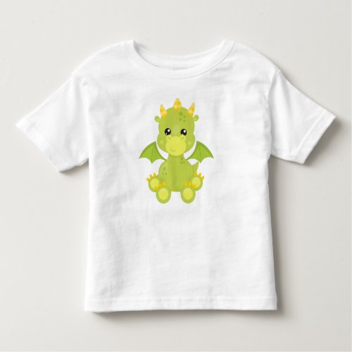 Cute Dragon Green Dragon Little Dragon Magic Toddler T_shirt