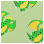 Cute Dragon Kids Pattern Fabric