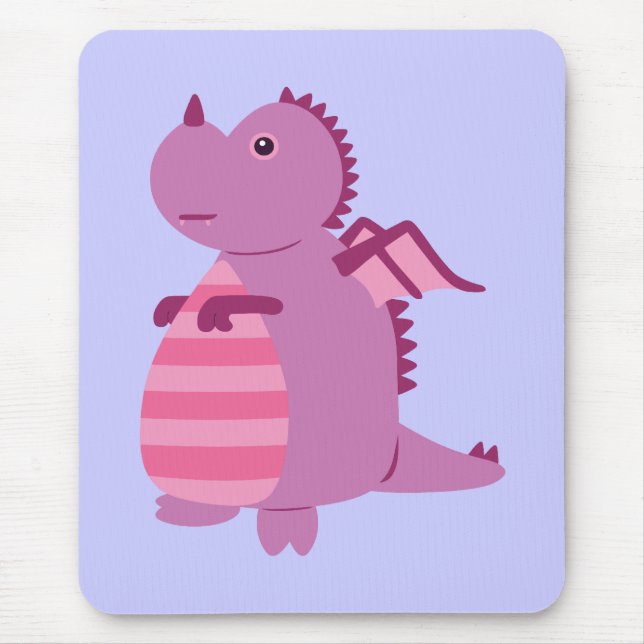 Cute Dragon Mouse Pad (Front)