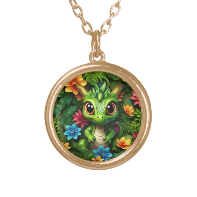 Cute Dragon- Necklace (Front)