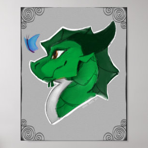 Cute Dragon Poster