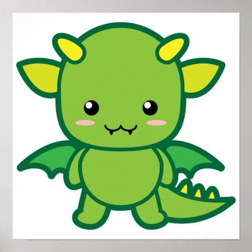 Cute Dragon Poster