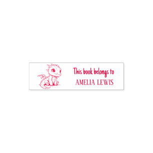 Cute Dragon Self Inking Stamp