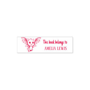 Cute Dragon Self Inking Stamp
