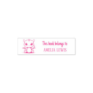 Cute Dragon Self Inking Stamp